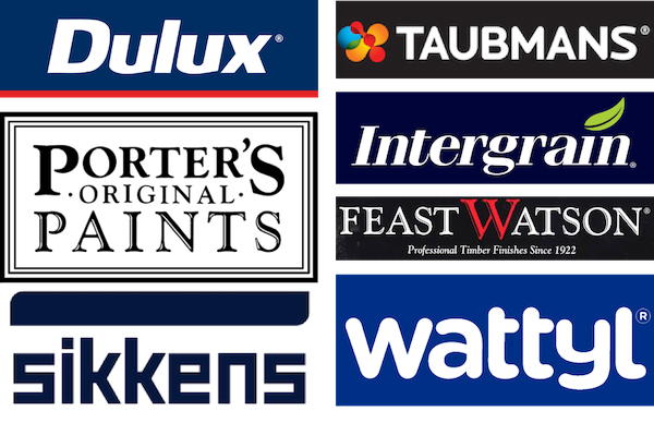 Brands we use at Pink Panther Painting